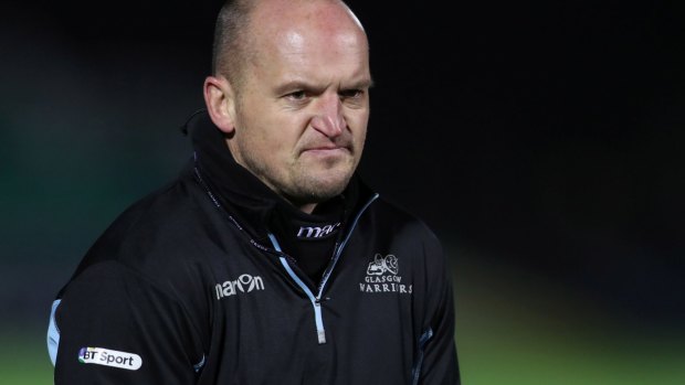 In a difficult position: Gregor Townsend.