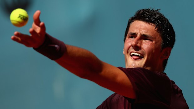 Straight-shooter: Bernard Tomic.