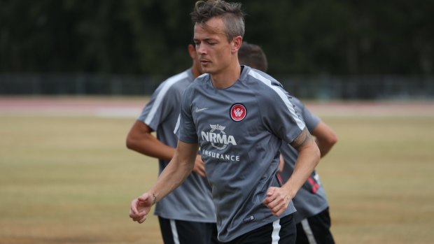 Back in the A-League: Ryan Griffiths.
