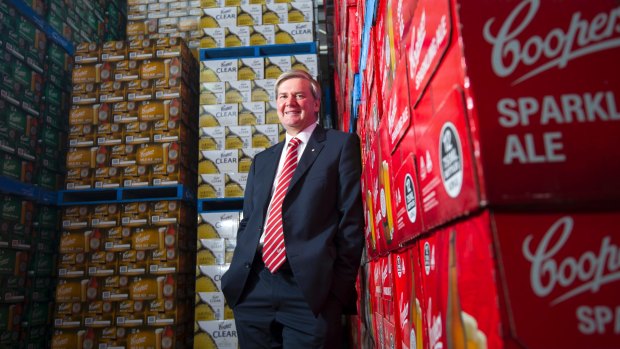 There have been no fresh buyout advances. says the brewer's managing director, Tim Cooper.