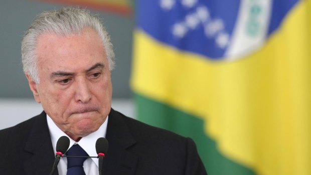 President Michel Temer has been attacked over the shopping list for the presidential jet.