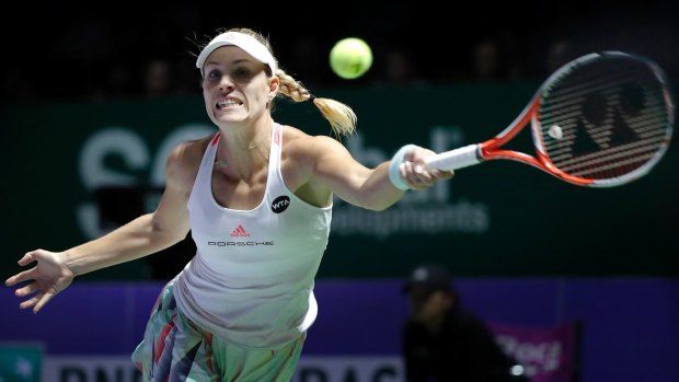 Top of the world: Angelique Kerber is determined to keep her No.1 ranking.
