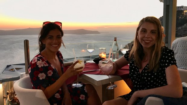 Cheers to us: making it through a trip together is no small feat.