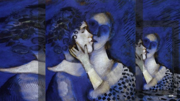 <i>Blue Lovers</i> by Marc Chagall.