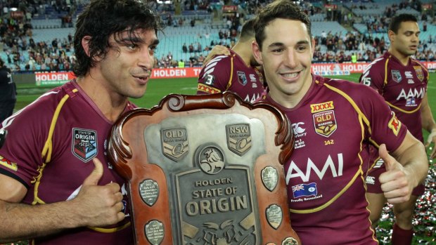 In the selection frame: Johnathan Thurston and Billy Slater.
