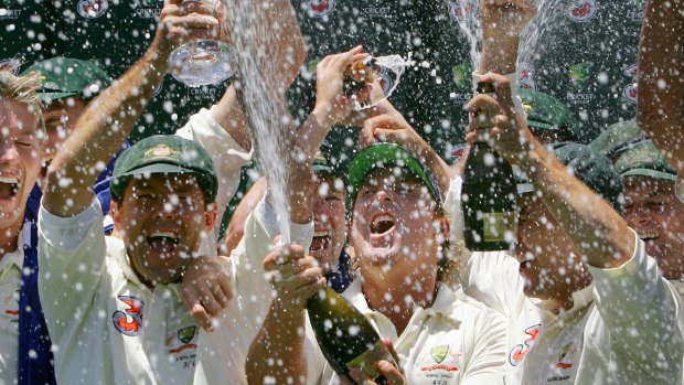 The Aussies weren't so fussy who they drank with back in 2007.