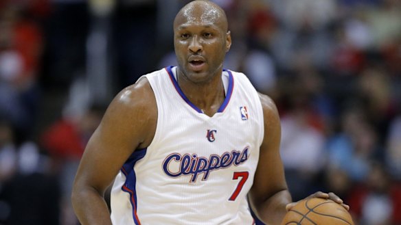 Odom on the court with the Los Angeles Clippers.