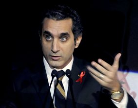 TV host Bassem Youssef.