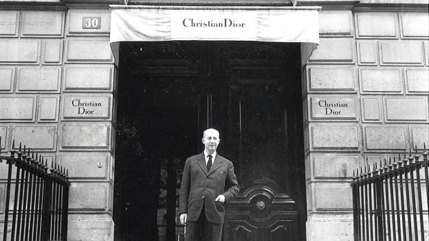 Christian Dior at House of Dior's headquarters in Paris.