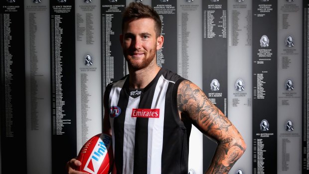 High flyer sidelined: New Magpie Jeremy Howe.