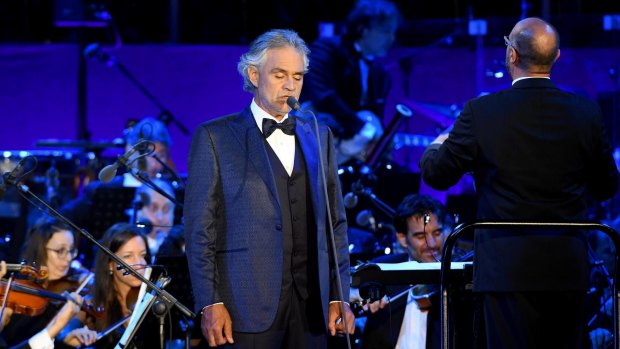 Trump's team said Italian tenor Andrea Bocelli offered his services, which 'weren't needed'.