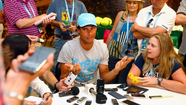 Rafael Nadal: 'I am 100 per cent confident with my team, and at the same time, I know all the things I am taking.'