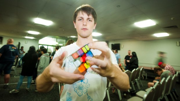 Feliks Zemdegs, who is the current Rubik's cube average world record holder. 