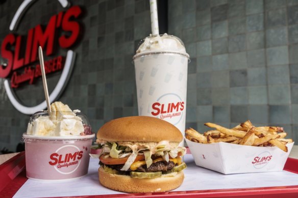 "Everything comes in fresh, never frozen," says Nik Rollinson, co-founder of Slim's.