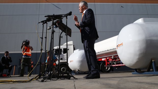 Malcolm Turnbull during a press conference in Sydney.