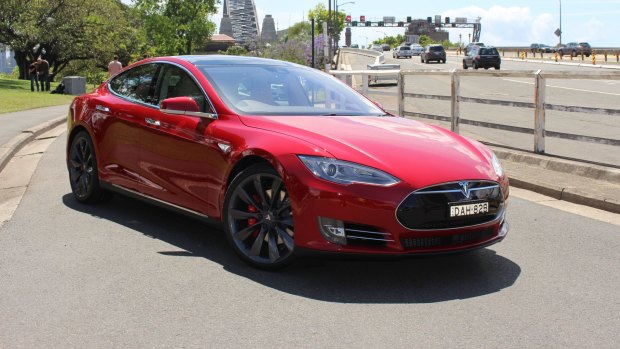 The groundbreaking Tesla Model S.