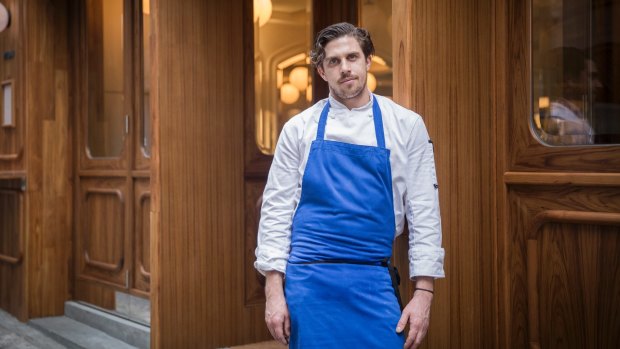 Man with a plan ... chef James Henry is used to cooking for 30 people, not 1400.