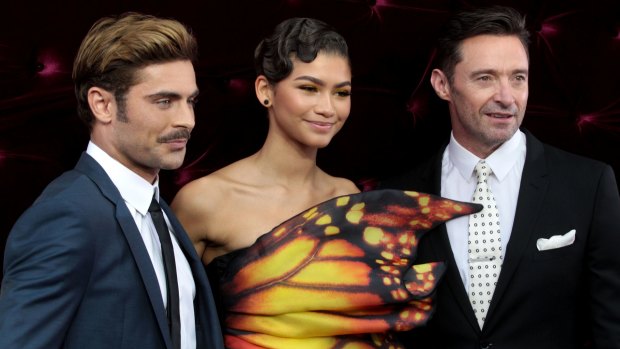 Zac Efron, Zendaya and Hugh Jackman arrive at the Australian premiere of The Greatest Showman in Sydney.