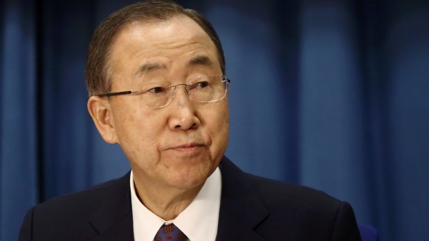 UN chief Ban Ki-moon says time is running out to act on climate change.