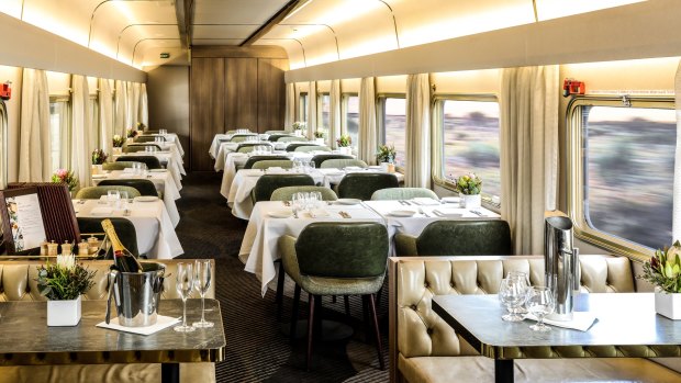 The restaurant carriage.