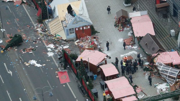 The site of the Christmas market attack in Berlin in 2016.