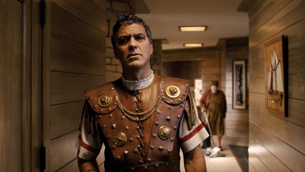 George Clooney plays actor Baird Whitlock, who gets kidnapped in Hail, Caesar!.