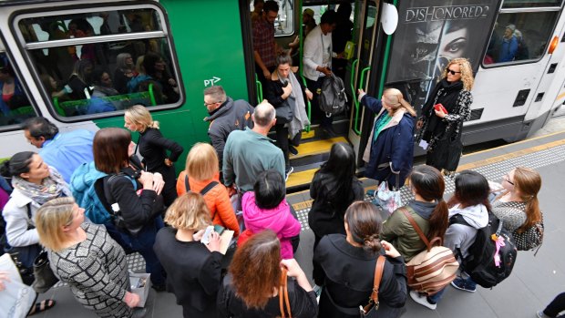 There has been an increase in the number of serious injuries on Melbourne's trams. 