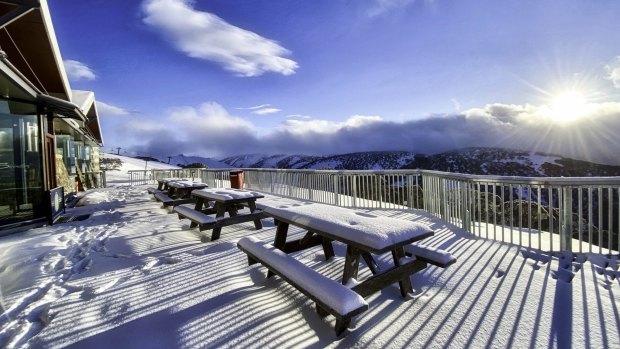 Mount Hotham. It has been a stop/start season for Victoria's ski resorts due to lockdowns.