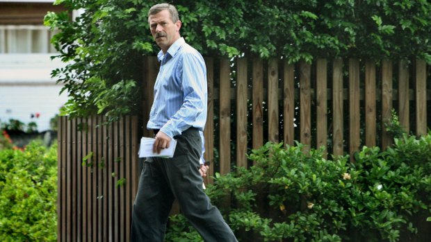 Vito Zepinic pictured outside his Turramurra home in 2008 before he left for London.