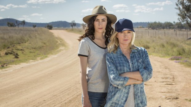 Rebecca Gibney and  Geraldine Hakewill in Wanted. Producers have elected to shoot the second season outside Queensland.