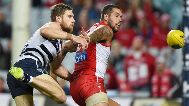 Tom Lonergan has a good record against Lance Franklin.