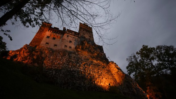 Bran Castle, which is purported to be an inspiration for the vampire's towering home in Bram Stoker's novel Dracula.