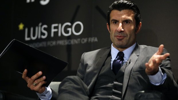 Portuguese legend Luis Figo withdrew from the race.