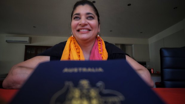 'Bizarre': Himanshi Munshaw Luhar was bemused to discover the Australian Passport Office had contacted her to remind her to renew her passport.