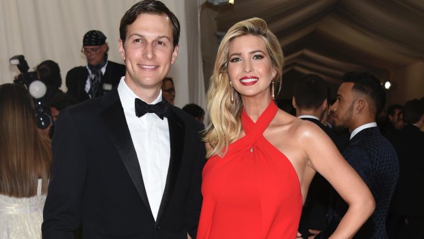 Jared Kushner and wife Ivanka Trump. 