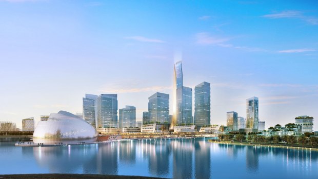 Werribee - but not as we know it. The Australian Education City consortium's winning plans included 50-level skyscrapers. 