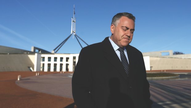 Treasurer Joe Hockey the morning after budget day.