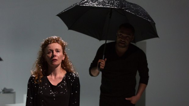 Alison Whyte stars in experimental theatre show <i>Love and Information</i>.