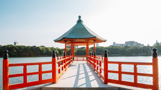 Ohori Park in Fukuoka.