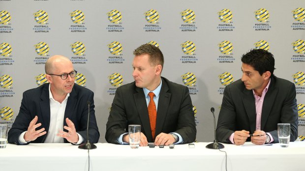 Speaking up: Australian Athletes Alliance secretary-general Brendan Schwab (left). 