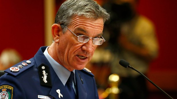 Smooth transition: NSW Police Commissioner Andrew Scipione.