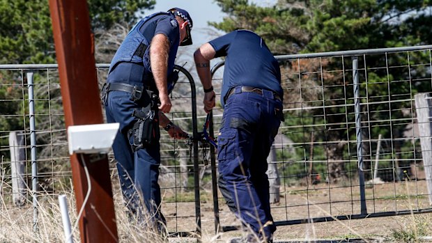 As well as the dead animals, police and RSPCA  inspectors found 20 horses alive but extremely emaciated and close to death.