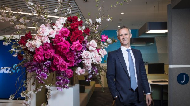 Fred Ohlsson, ANZ Bank group executive for Australia in the ANZ Chinatown branch in Sydney.