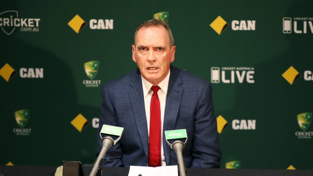 Mandate for change: Interim chairman of selectors Trevor Hohns announced six changes to the Australian squad, with three of the newcomers aged 25 and under. 