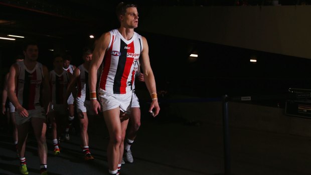 Leading from the front: Nick Riewoldt