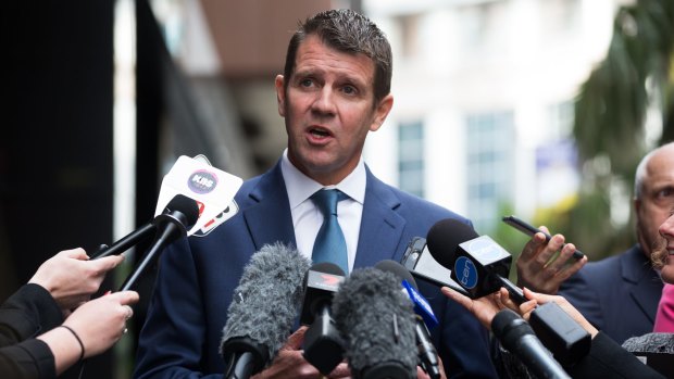 Key seats at risk: Premier Mike Baird. 