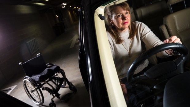 Sheree Palmer is one of thousands of wheelchair-using Victorians who will now have their car registration waived.