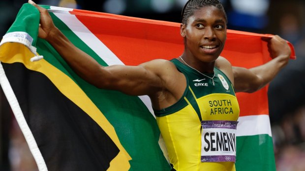Going for gold: South Africa's intersex athlete Caster Semenya is favoured to win the 800m.