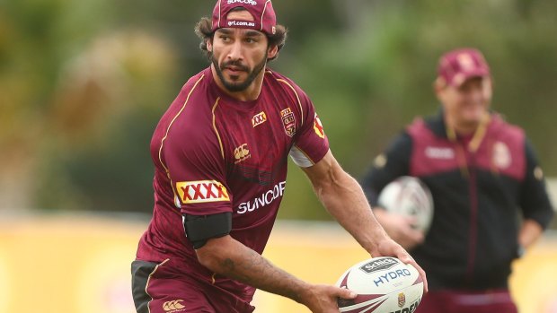 Back for the Maroons: Johnathan Thurston.