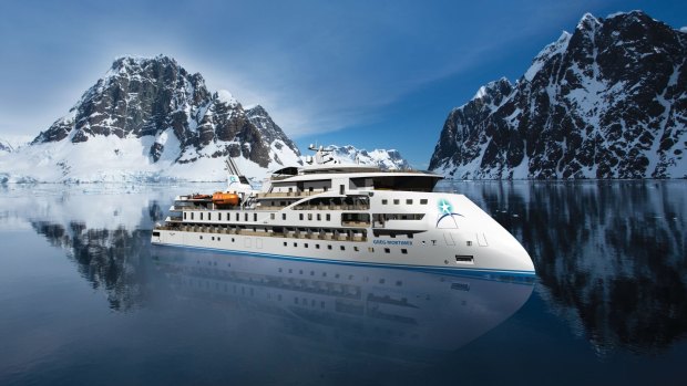Aurora Expeditions' new ship 'Greg Mortimer'.